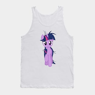 Messy mane Twilight Sparkle trotting 1 Tank Top